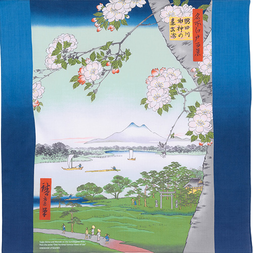 隅田川水神の森真崎 浮世絵
