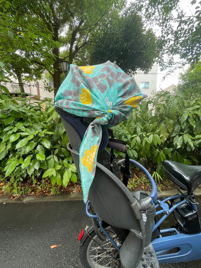 雨の日　自転車　カバー　アクアドロップ