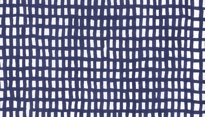 70 ミナ ペルホネン オーガニック sora check ネイビー
